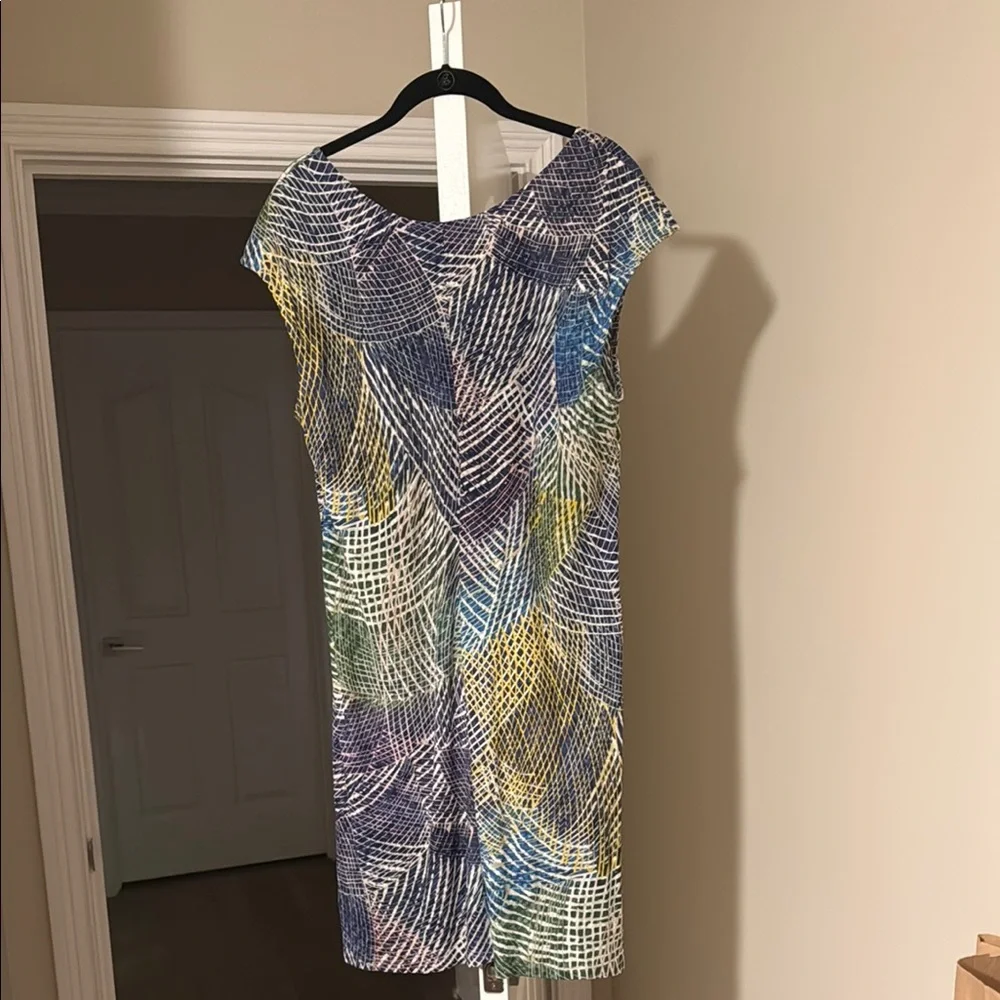 Jams World Blue and Green Abstract Dress - Picture 4 of 5